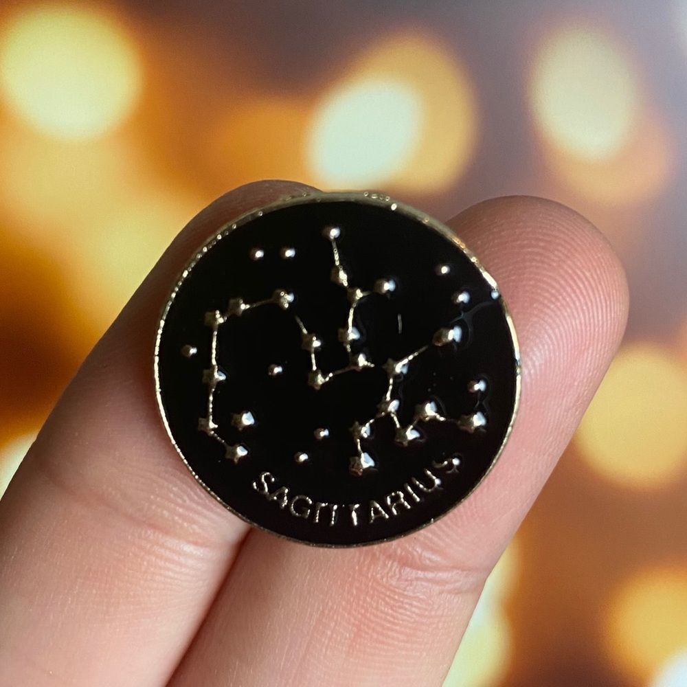 Sagittarius Zodiac Enamel Pin/ Brooch Lapel